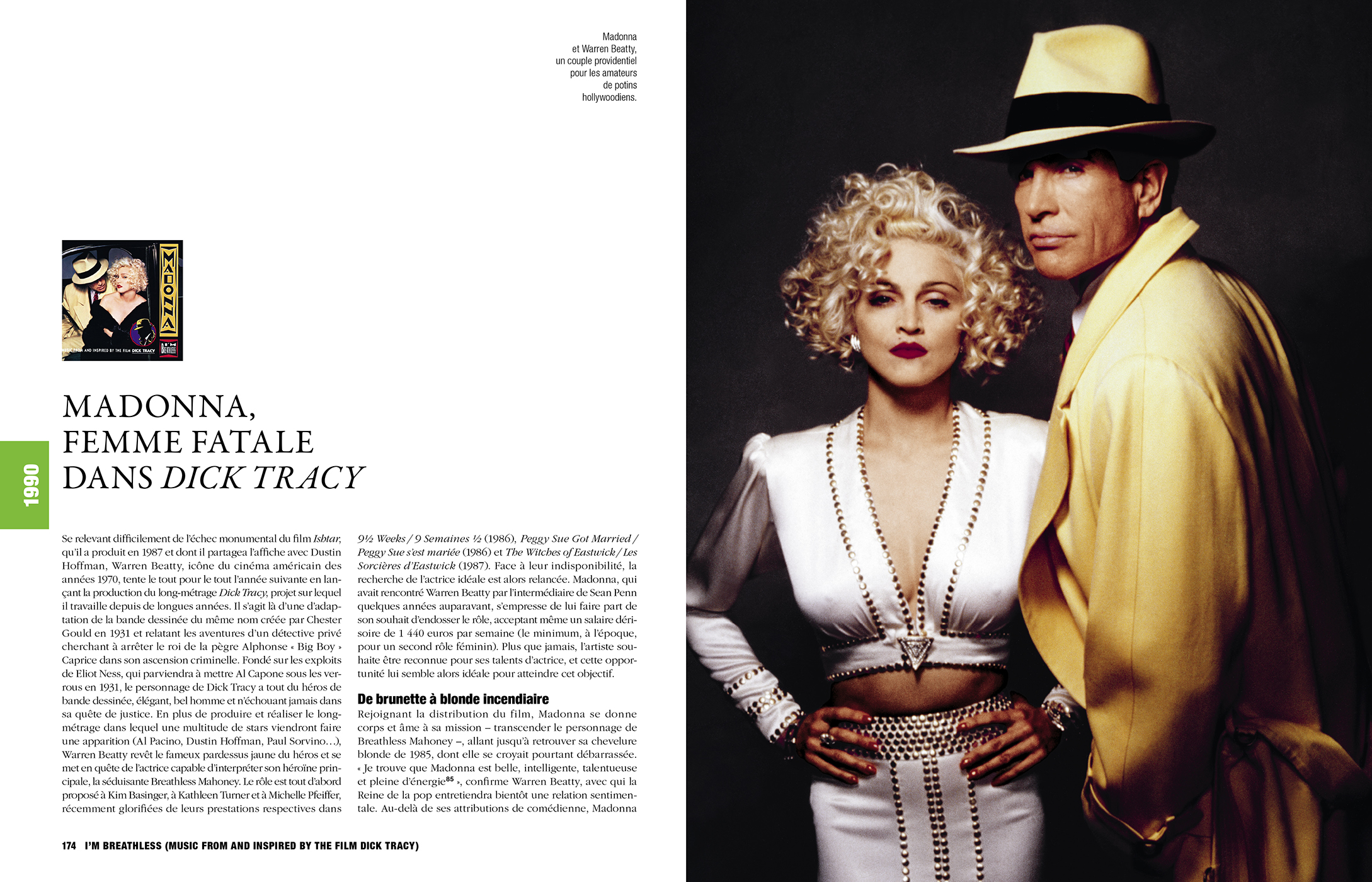 page intérieure de madonna la totale